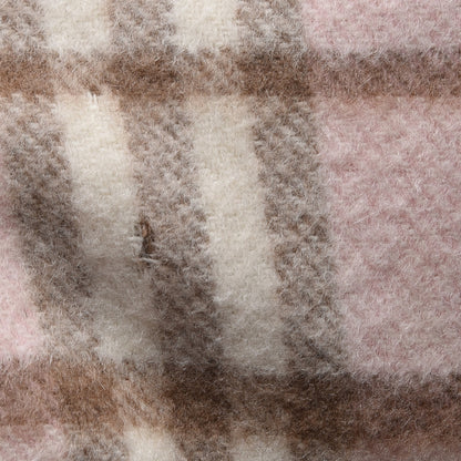 Burberry Cashmere Nova Check Scarf Pink 5 of 5