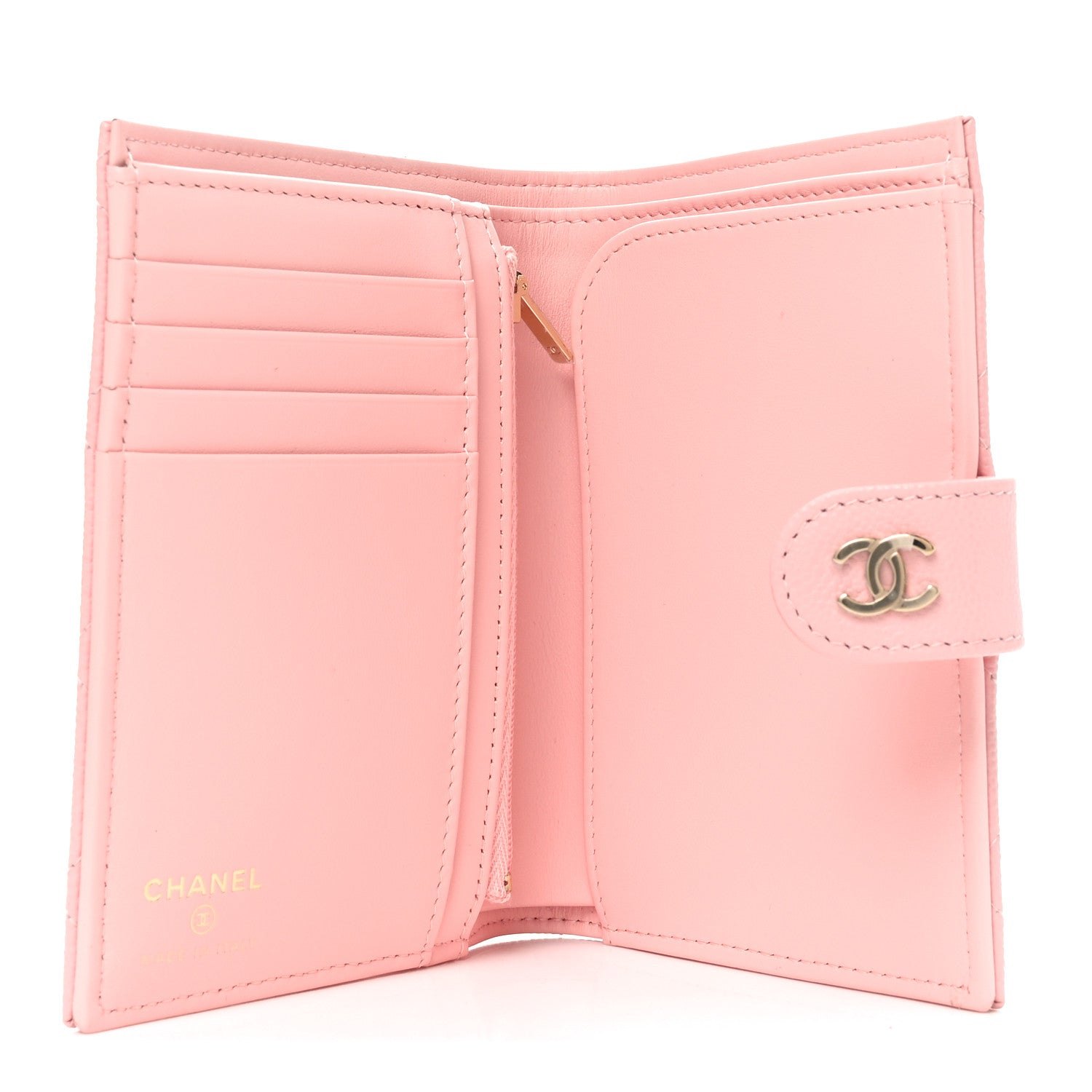 Chanel Caviar Quilted Passport Holder Pink 5 of 8