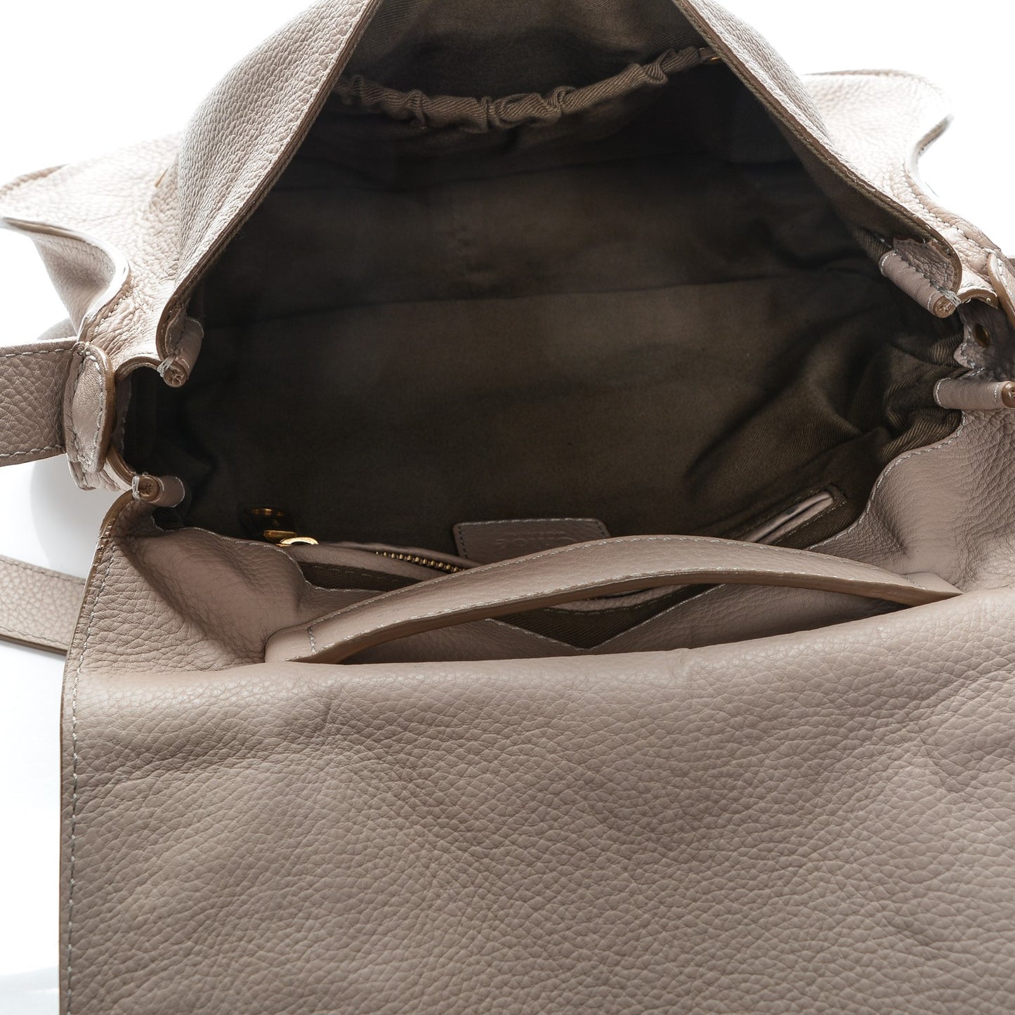 Calfskin Medium Marcie Satchel Rope Beige