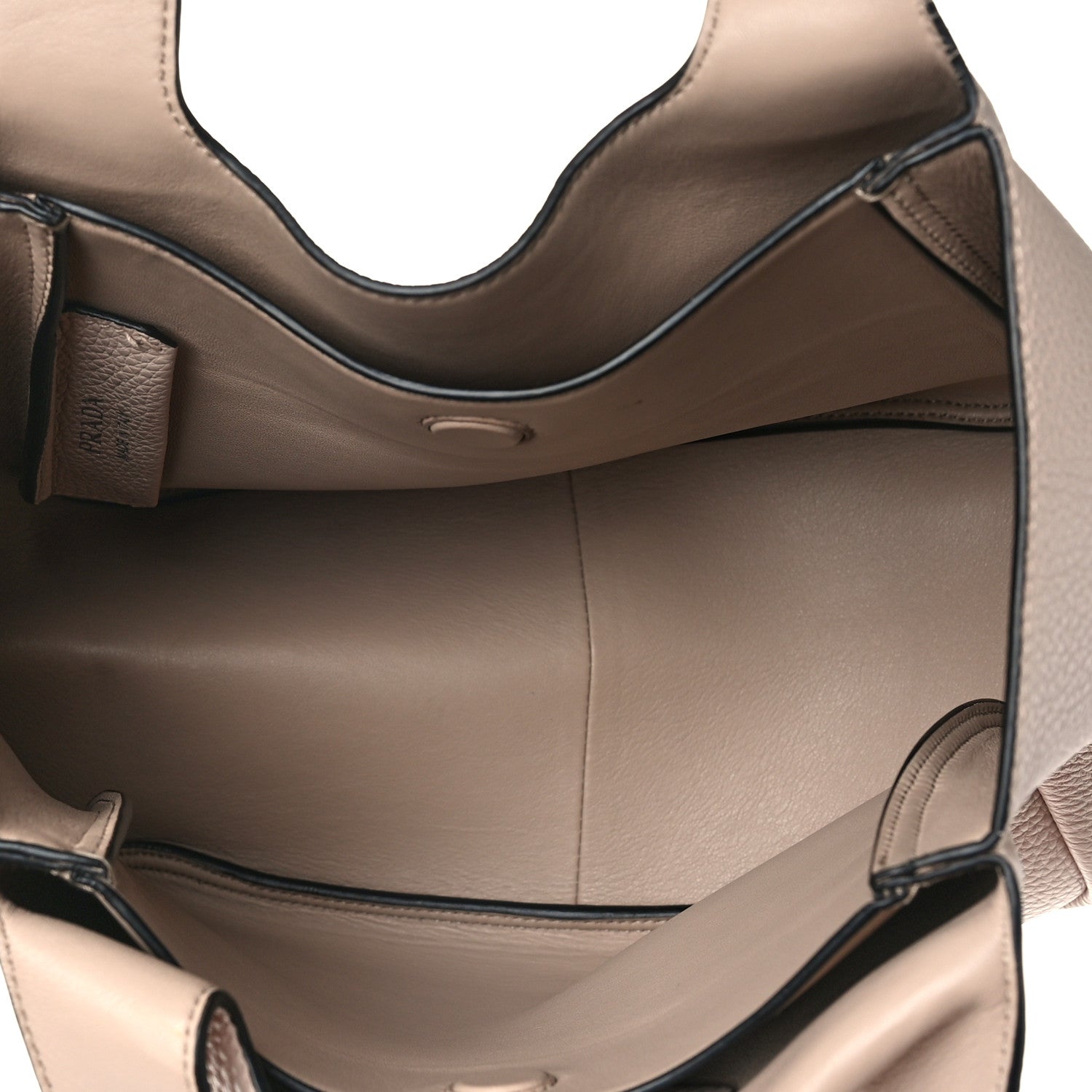 Prada Vitello Daino Dynamique Tote Visone 5 of 8