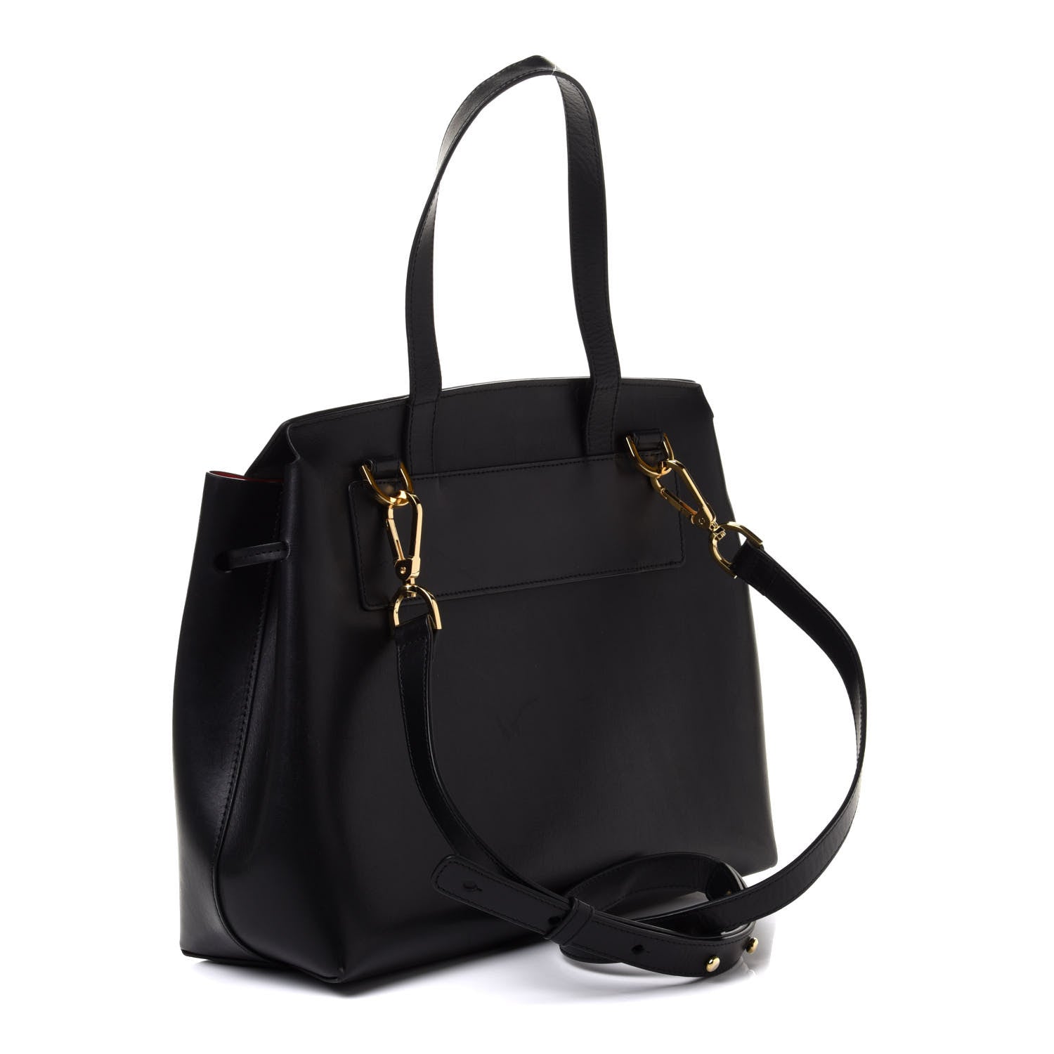 Mansur Gavriel Calfskin Lady Bag Black Flamma 3 of 12