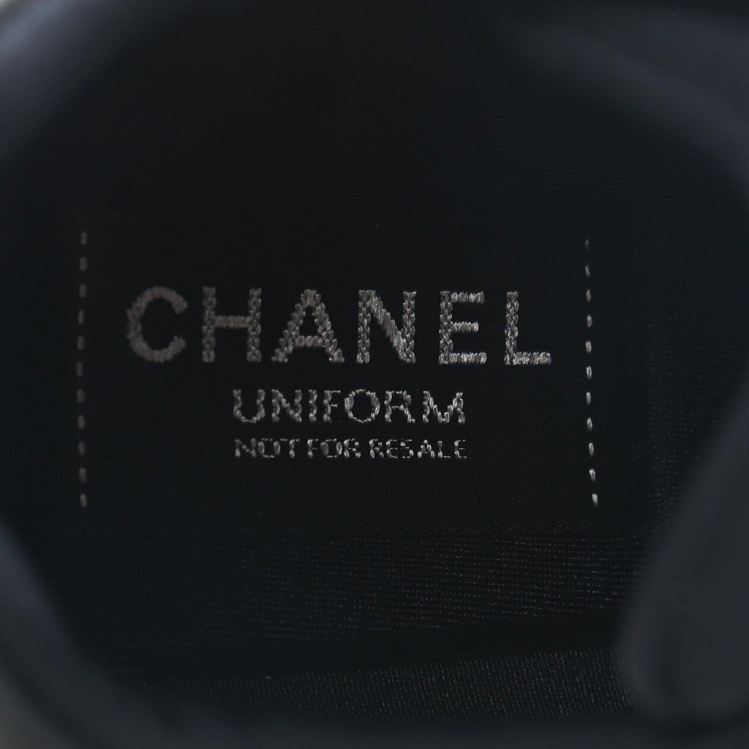 Chanel Lambskin Fabric CC Sneakers 36.5 Black 7 of 12