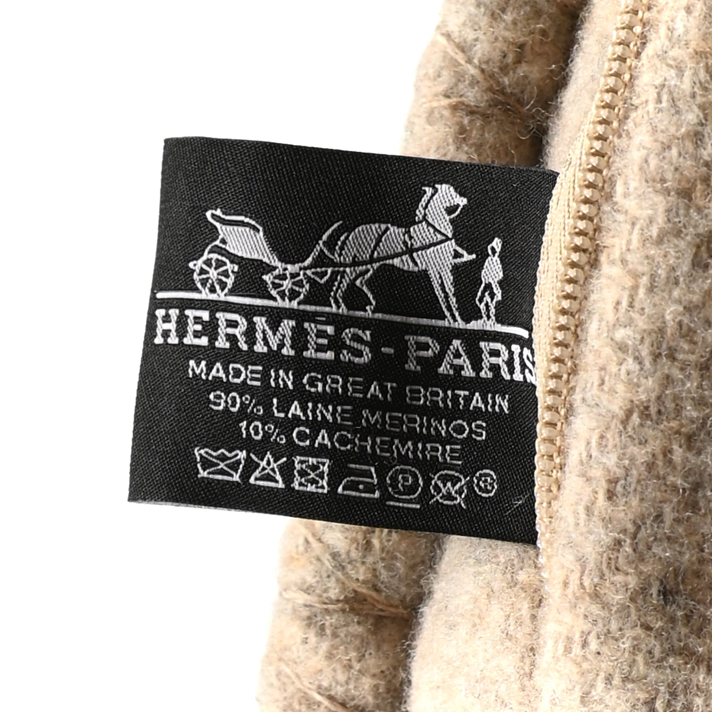 Wool Cashmere Avalon III Pillow PM Coco Camomille