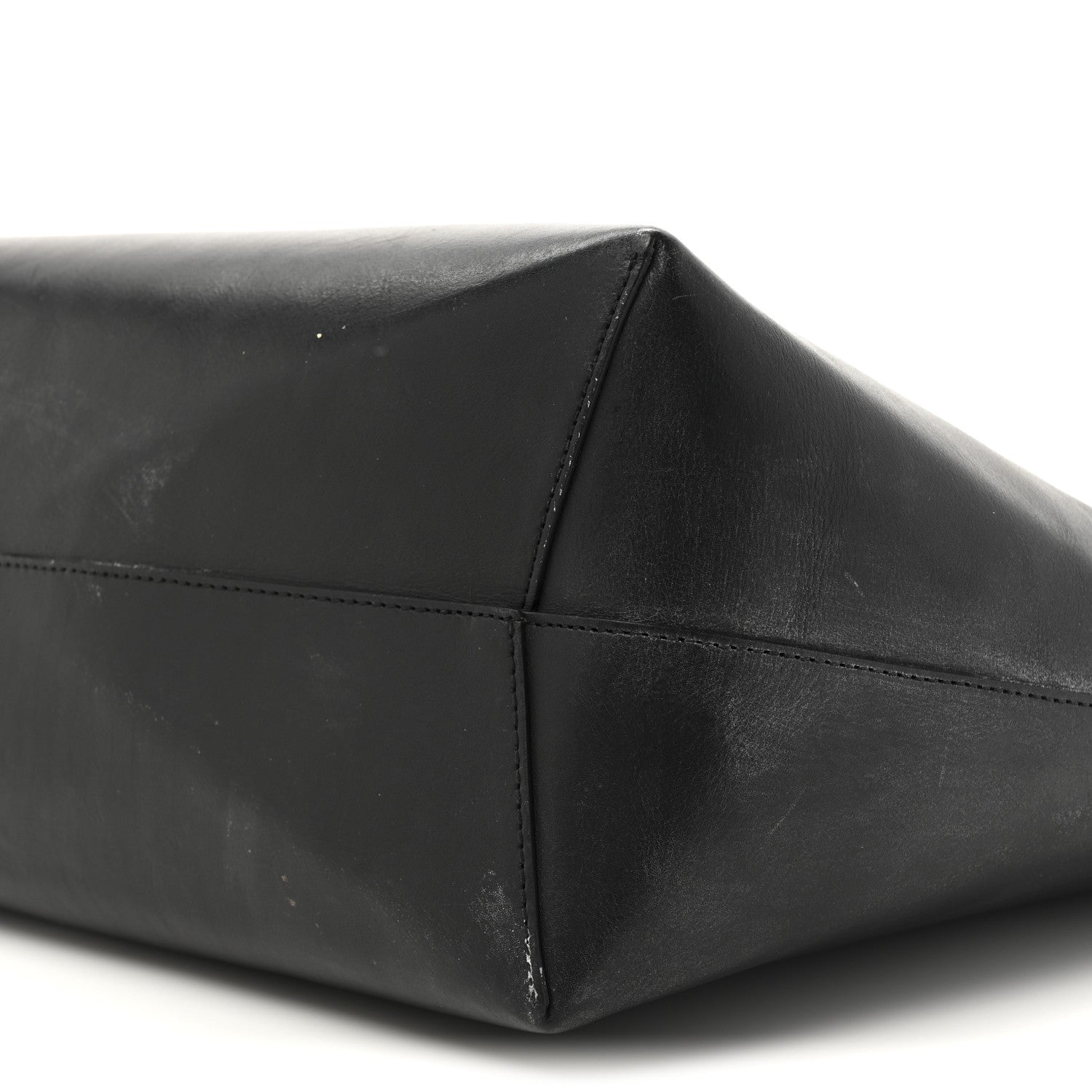 Mansur Gavriel Calfskin Shopping Tote Black Flamma 10 of 17