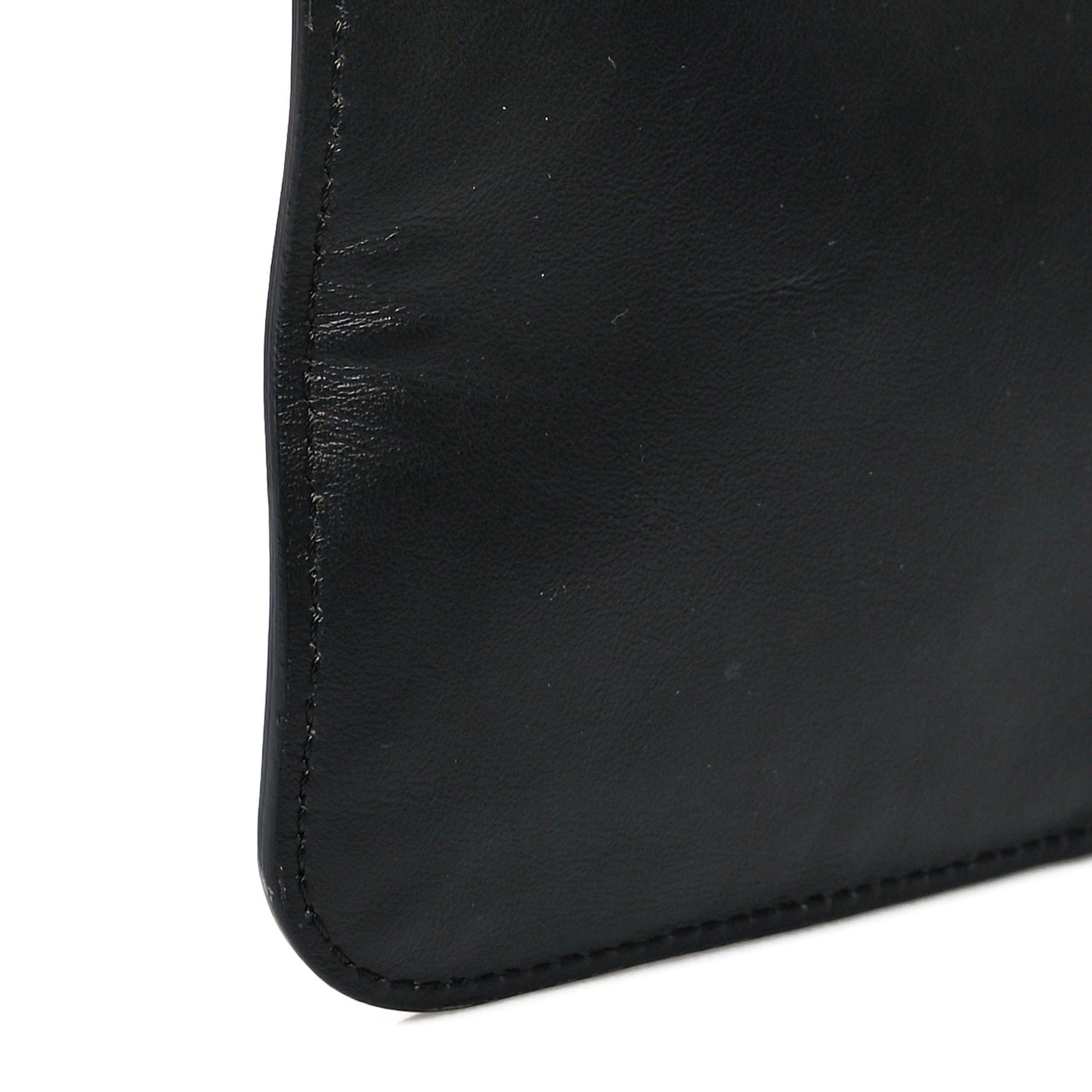 Vitello Grace Light Logo Fendi Pack Flat Shopping Tote Black