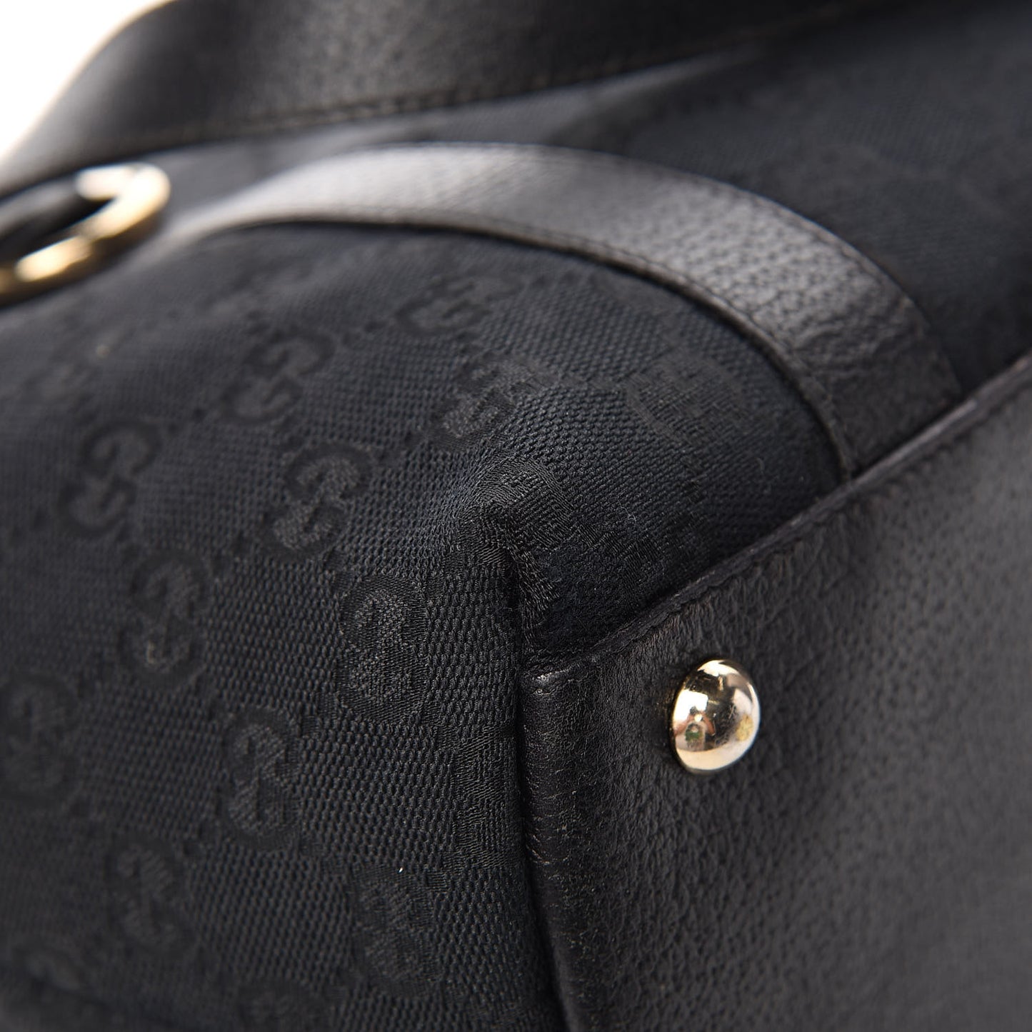 Monogram Abbey Medium Tote Black