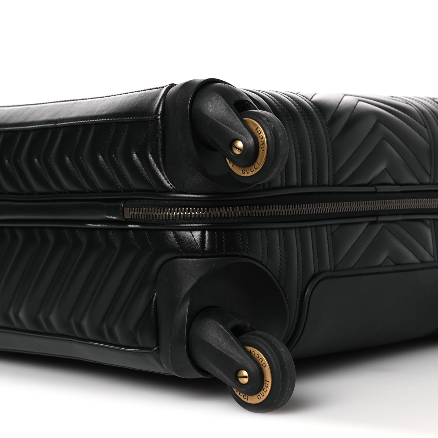 Calfskin Matelasse GG Marmont Small Trolley Black