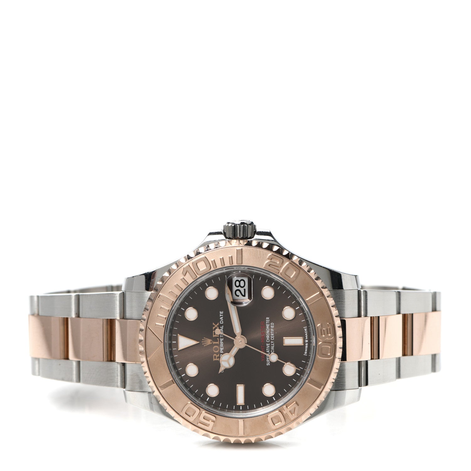 Rolex Stainless Steel 18K Everose Gold 37mm Yacht-Master Watch Chocolate 268621 2 of 5