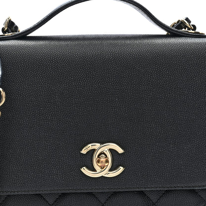 Chanel Caviar Quilted Medium Business Affinity Flap Black 8 of 10