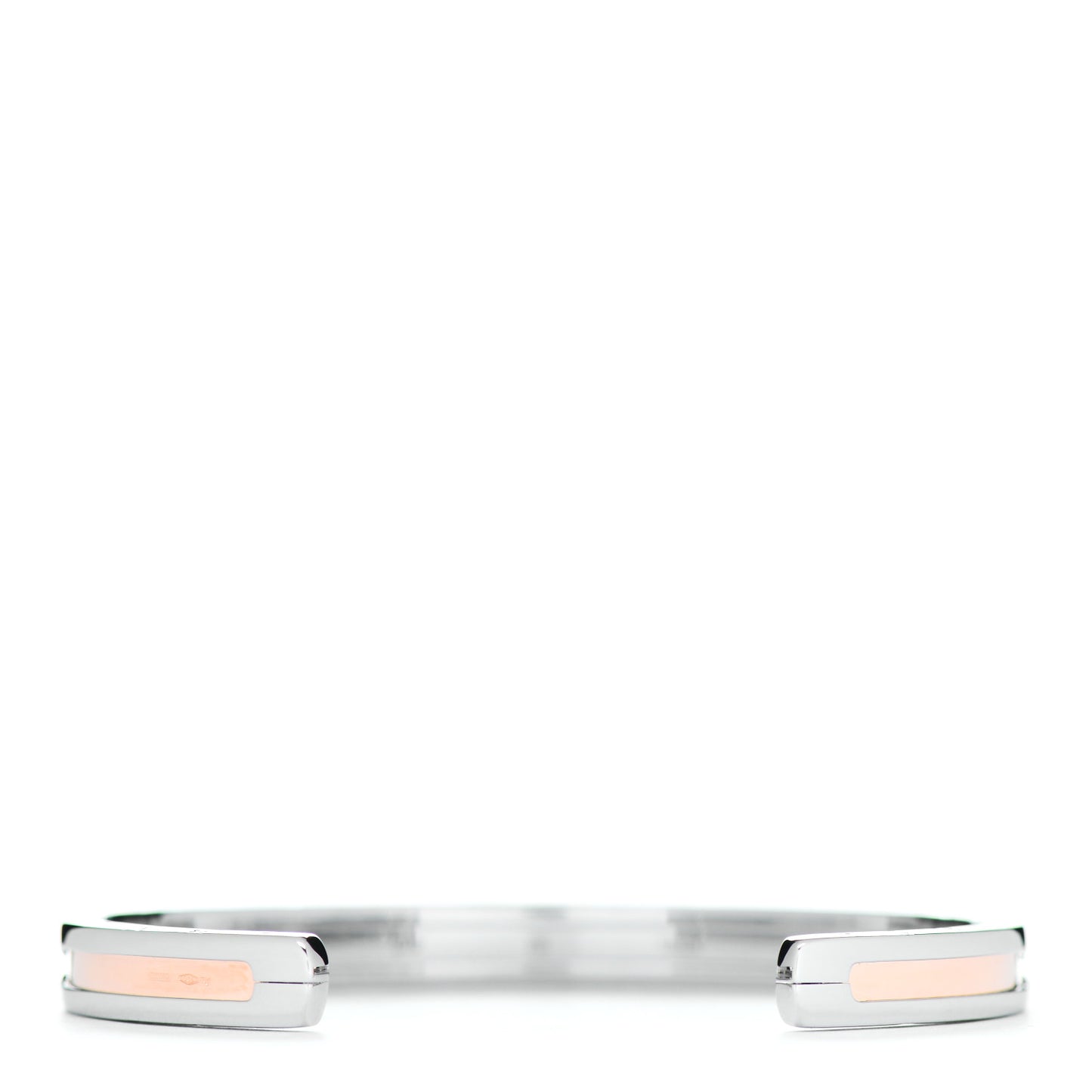 18K Rose Gold Stainless Steel B.Zero1 Cuff Bracelet SM