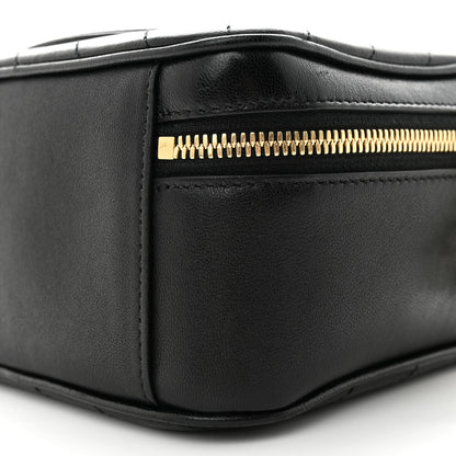 Gucci Sakai Be Green Calfskin Diagonal Stitched Blondie Top Handle Bag Black 11 of 11
