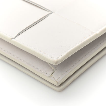 Bottega Veneta Nappa Maxi Intrecciato Card Holder Wallet White 9 of 10