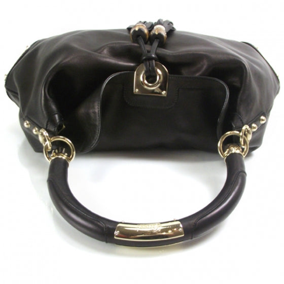 Gucci Leather Large INDY Hobo Black 5 of 9