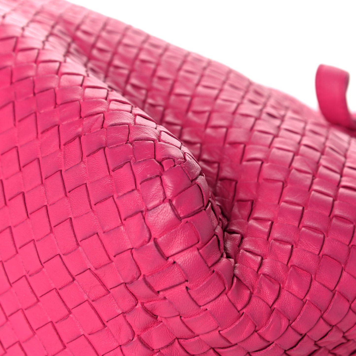 Nappa Intrecciato Large Seamless Tote Fuchsia