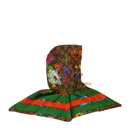 Gucci Polyamide Flora Monogram Rain Hood Green 4 of 5