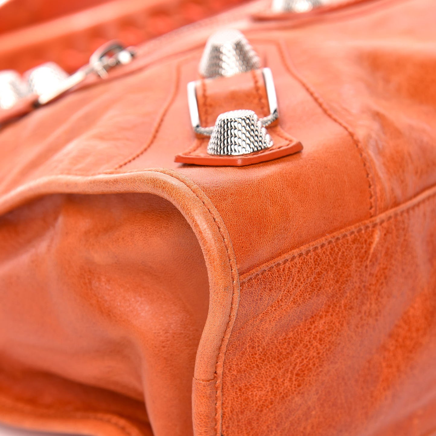 Agneau Giant 21 Silver Hardware City Mandarine
