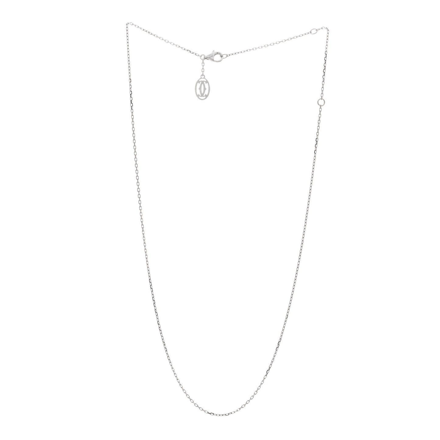 18K White Gold Chain Necklace