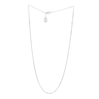 Cartier 18K White Gold Chain Necklace 3 of 5