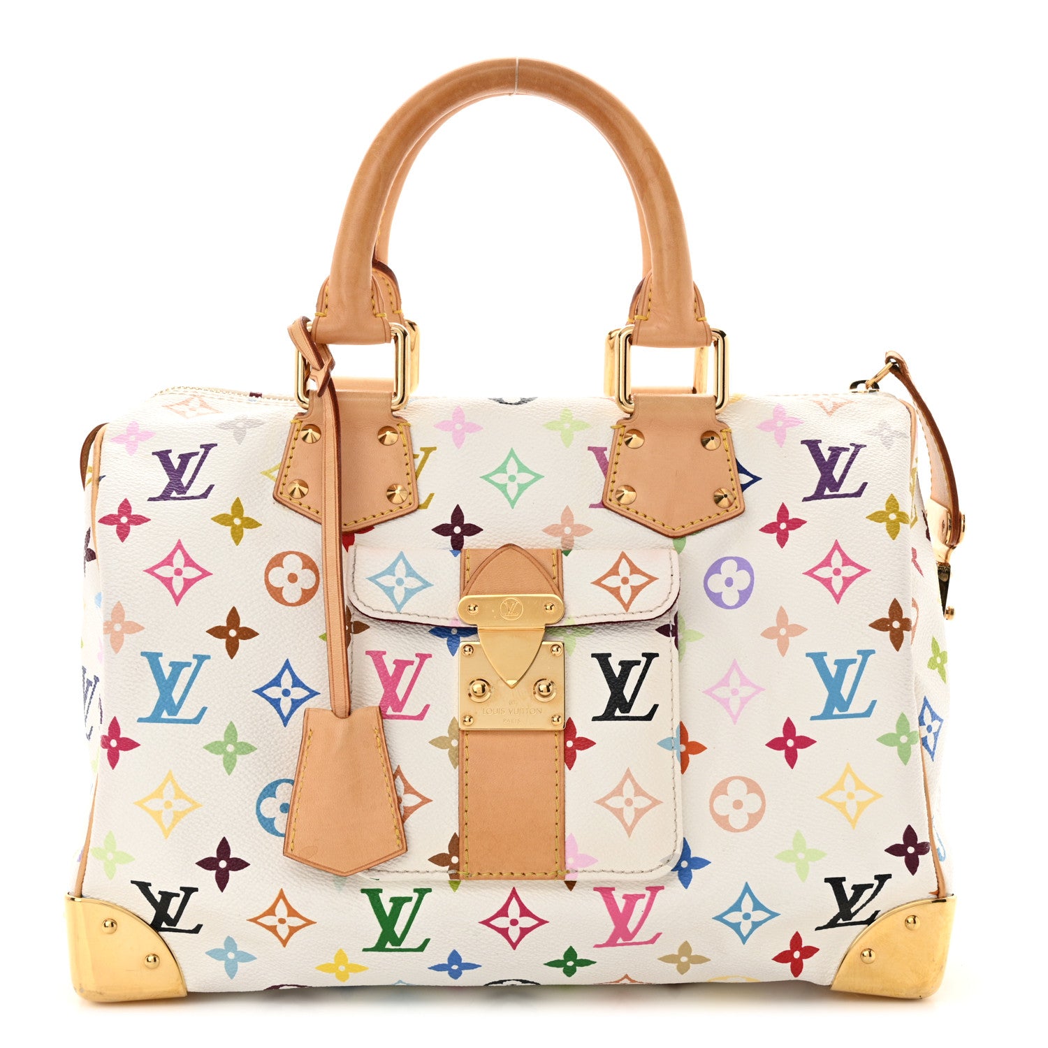 Louis Vuitton Monogram Multicolor Speedy 30 White 1 of 10