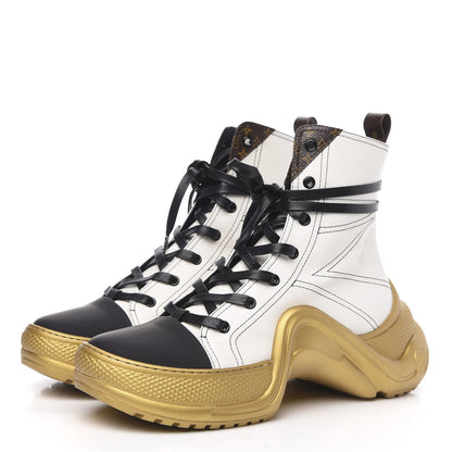 Louis Vuitton Calfskin LV Archlight Sneaker Boots 41 White 3 of 7