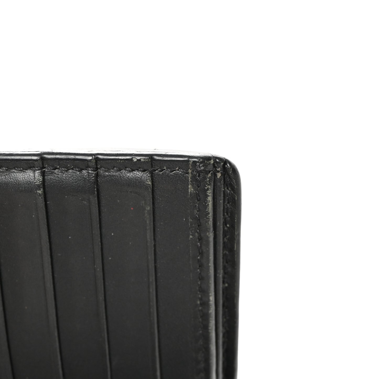 Nappa Intrecciato Bi-Fold Wallet Black