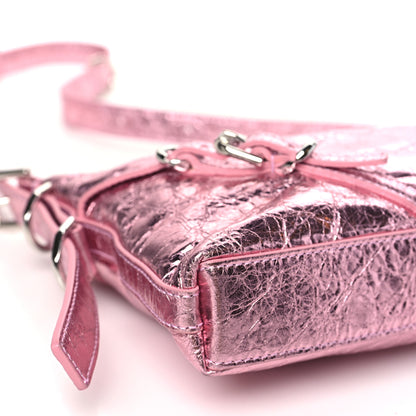 Givenchy Metallic Calfskin Mini Voyou Bag Silk Pink 8 of 9