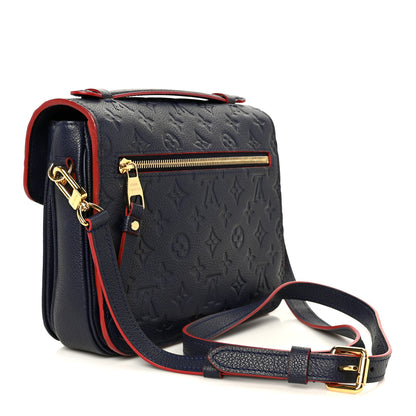 Louis Vuitton Empreinte Pochette Metis Marine Rouge 3 of 11