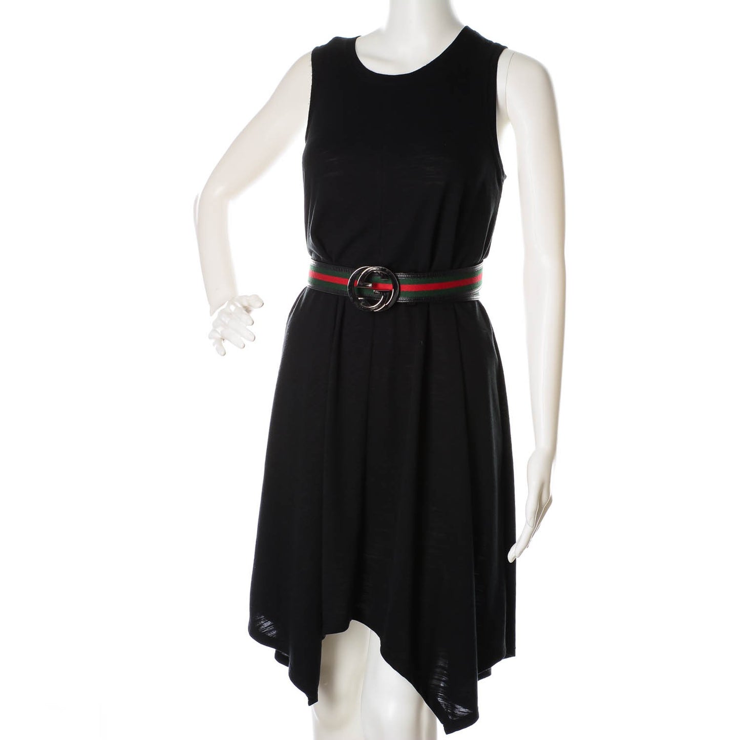 Calfskin Web Interlocking G Belt 105 42 Black