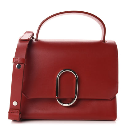 3.1 Phillip Lim 3.1 Smooth Calfskin Mini Alix Top Handle Satchel Scarlet 1 of 10