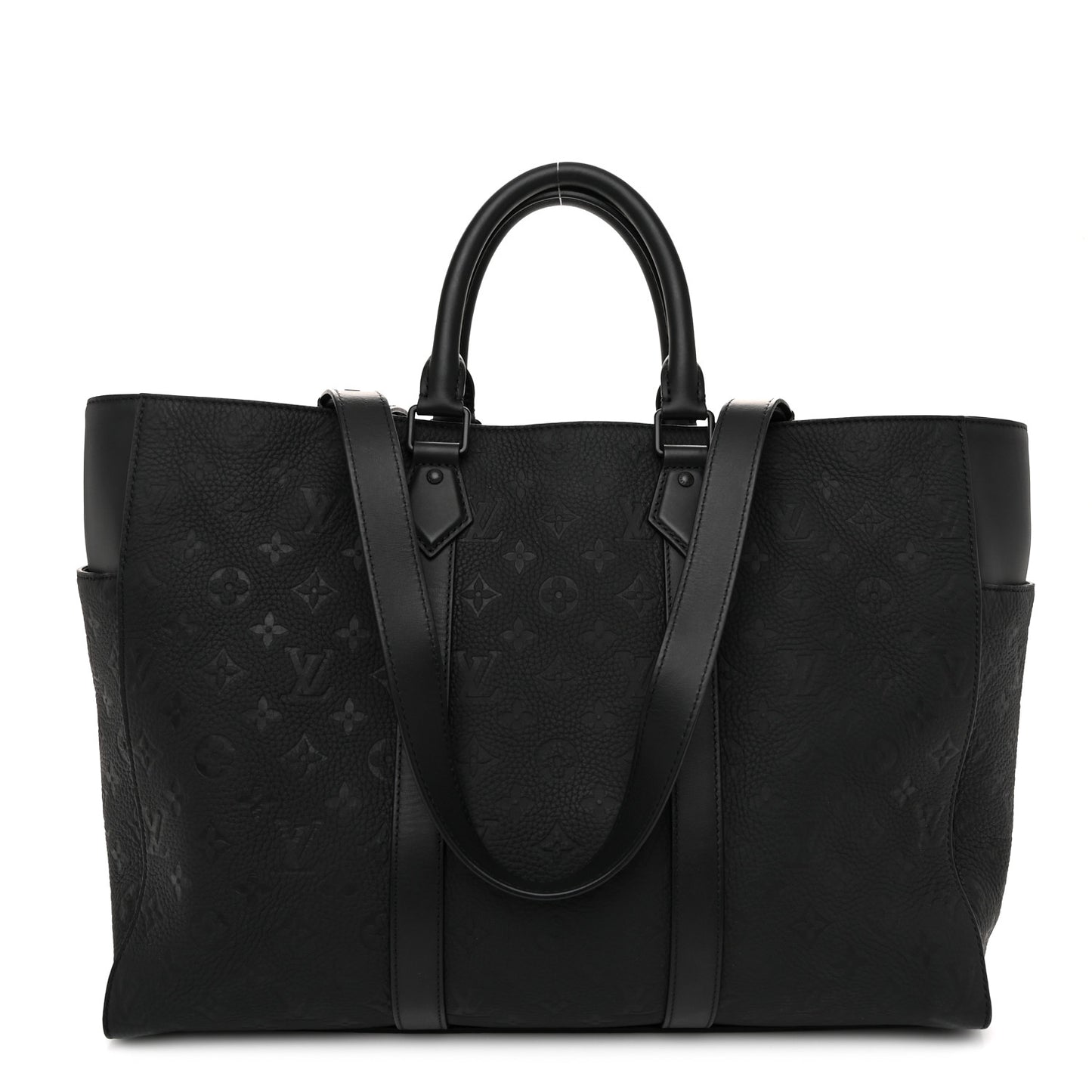 Taurillon Monogram Sac Plat 24H Black