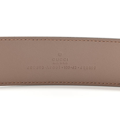 Gucci Calfskin Double G 40mm Belt 105 42 Porcelain Rose 5 of 5
