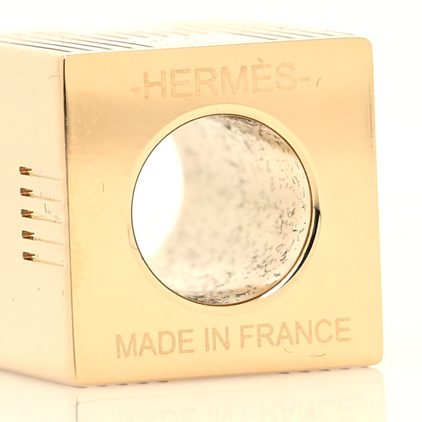 Permabrass Cube Totem Twilly Scarf Ring