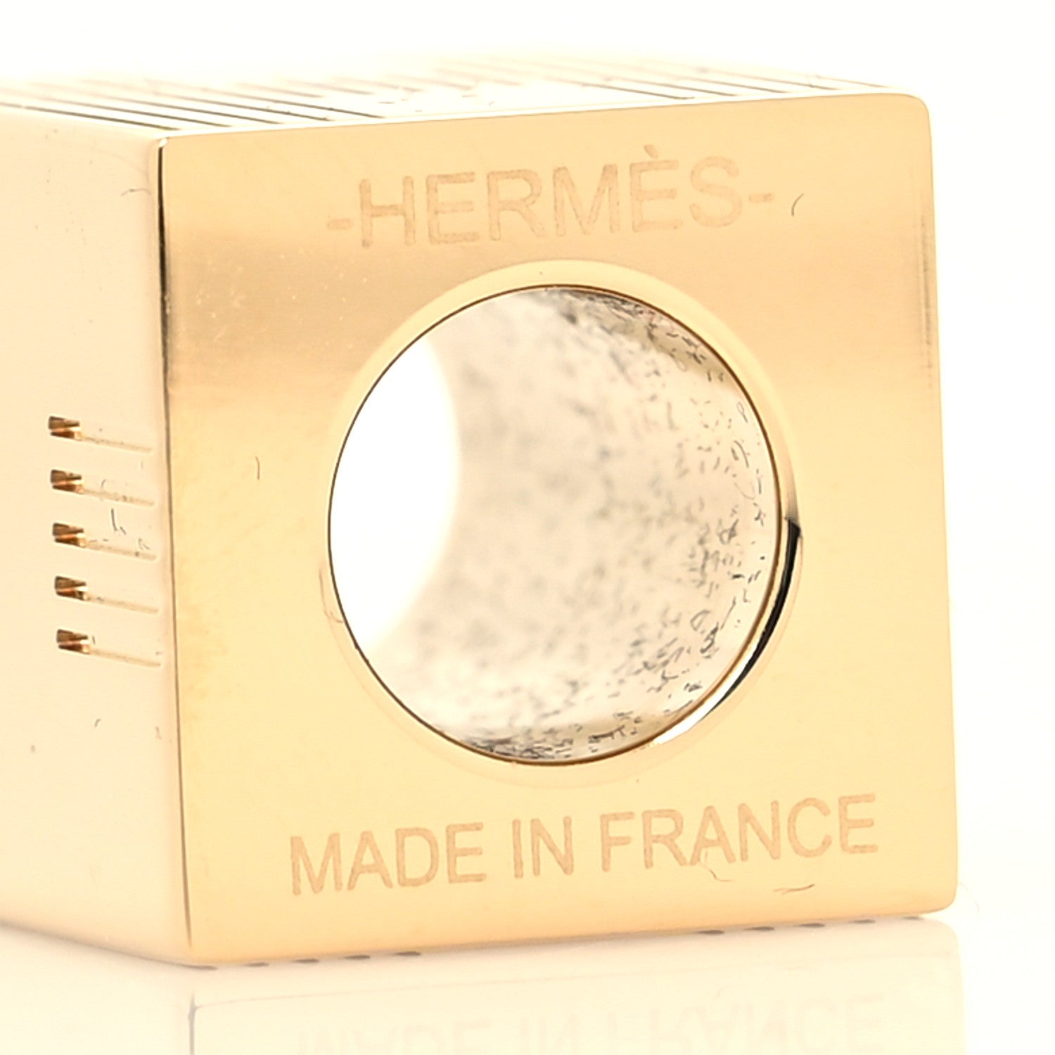 Hermes Permabrass Cube Totem Twilly Scarf Ring 3 of 4