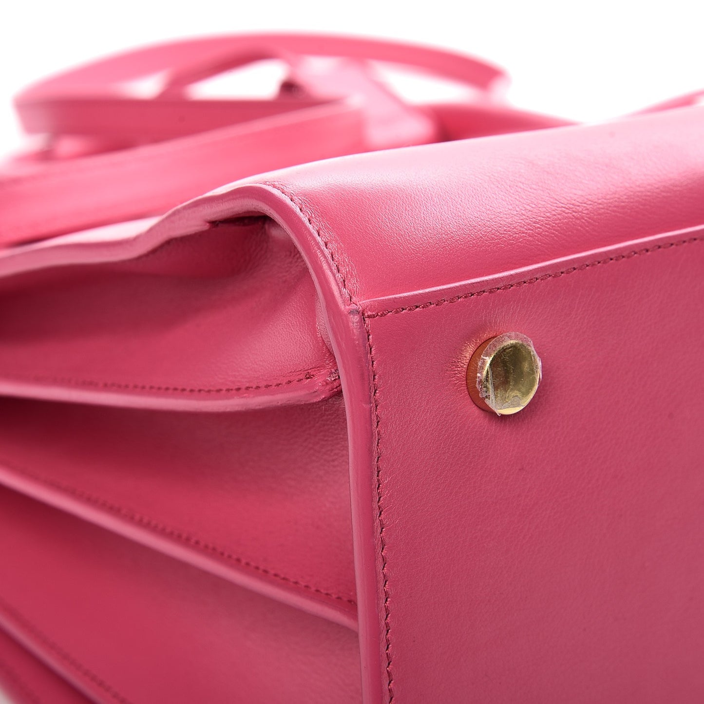 Calfskin Small Sac De Jour Lipstick Fuchsia