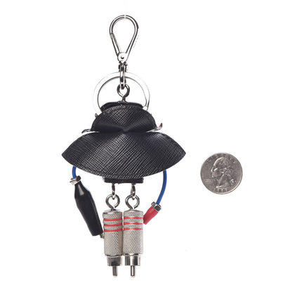 Prada Saffiano Vlad Trick Keychain 2 of 3