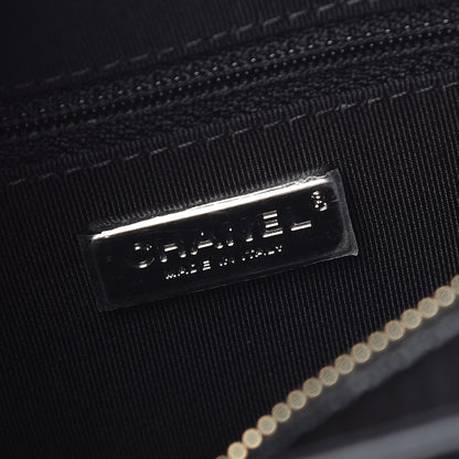 Chanel Sequin Calfskin Small Gabrielle Hobo Black White 6 of 9