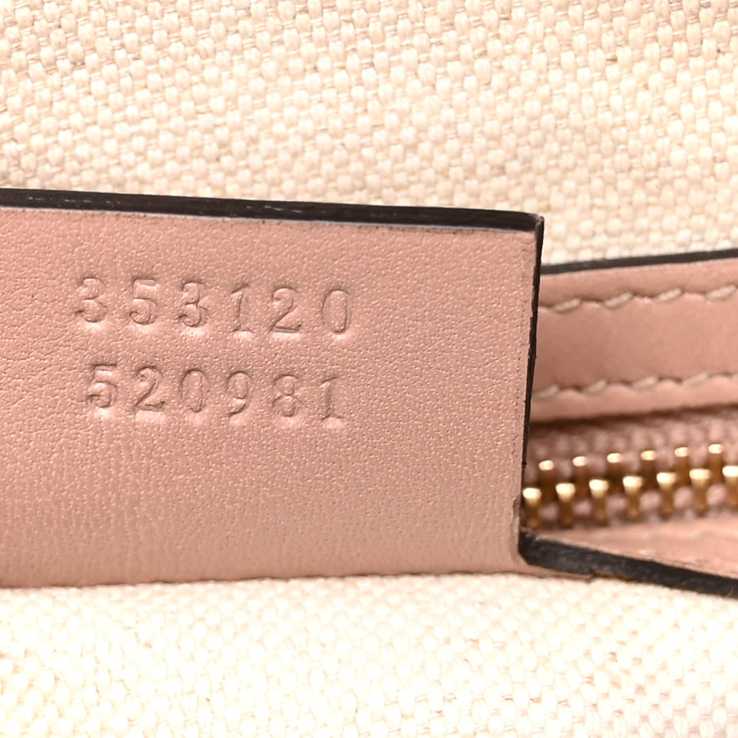 Gucci Guccissima Medium Bree Foldover Tote Soft Pink 7 of 11