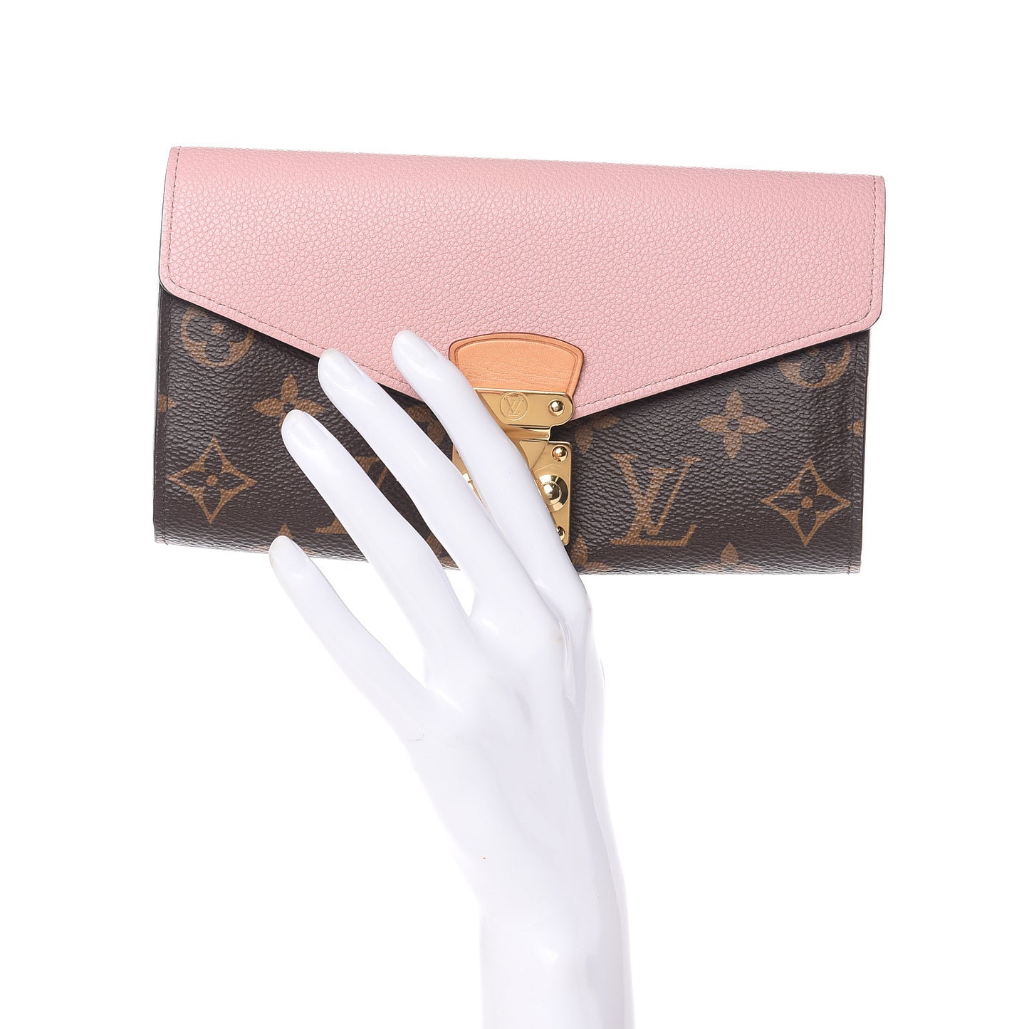 Monogram Pallas Wallet Rose Ballerine