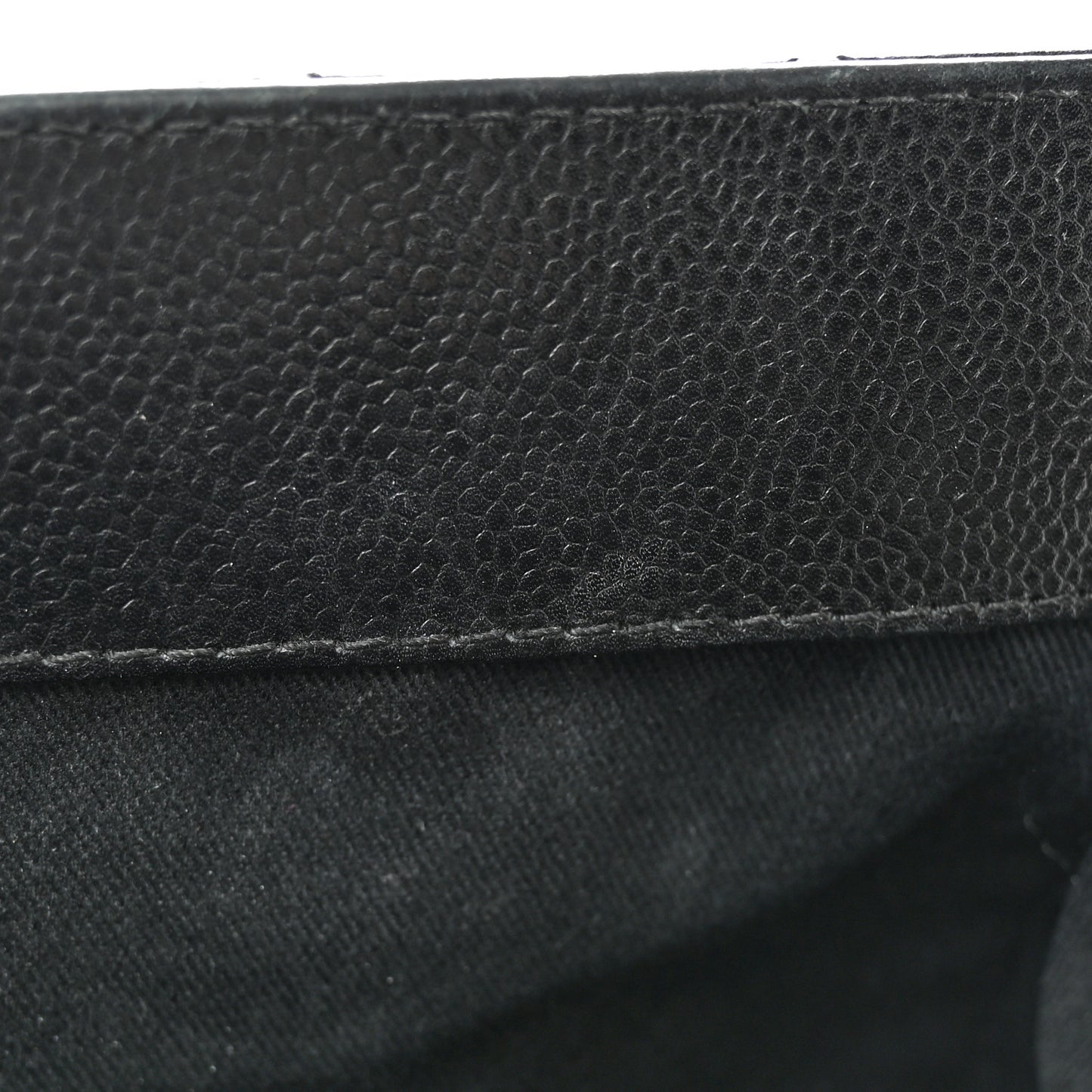 Soft Caviar Quilted CC Timeless Tote Black