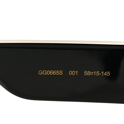 Gucci Acetate Aviator Sunglasses GG0665S Black 8 of 10