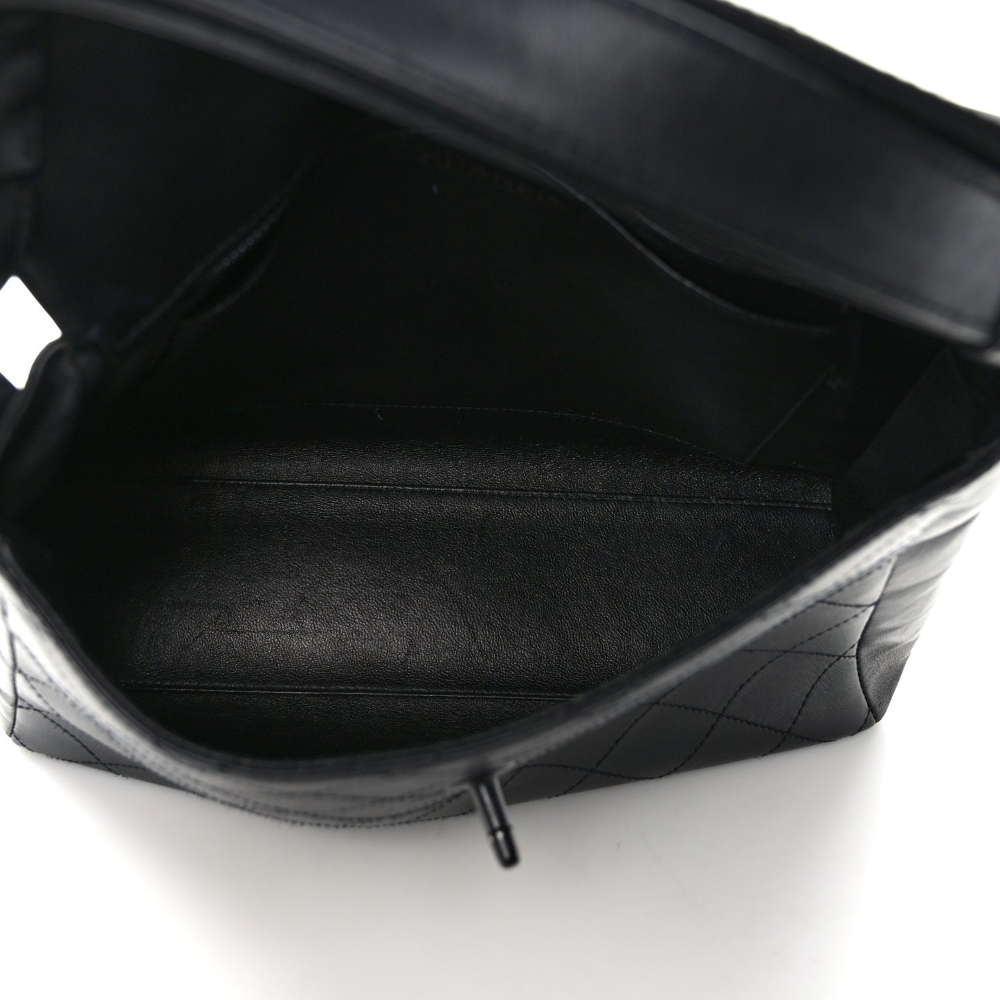 Lambskin Quilted CC Flap Shoulder Bag So Black