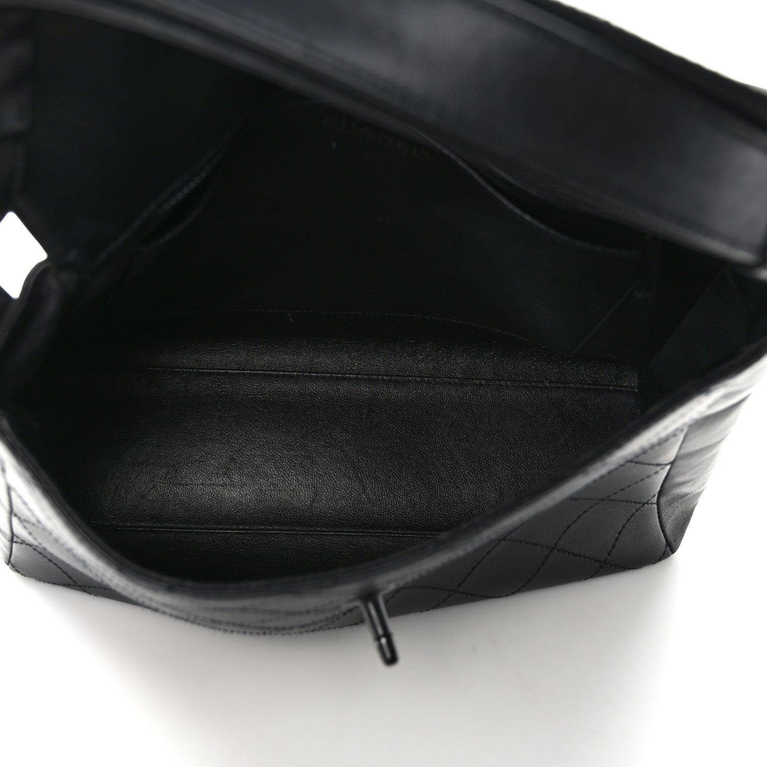 Chanel Lambskin Quilted CC Flap Shoulder Bag So Black 5 of 12