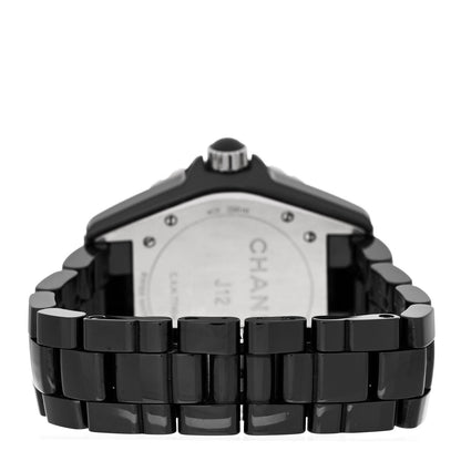 Chanel Stainless Steel Ceramic 38mm J12 Phantom Automatic Watch Black 3 of 4