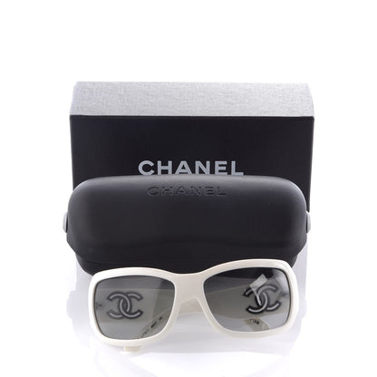 Chanel CC Sunglasses 6018 White 8 of 8