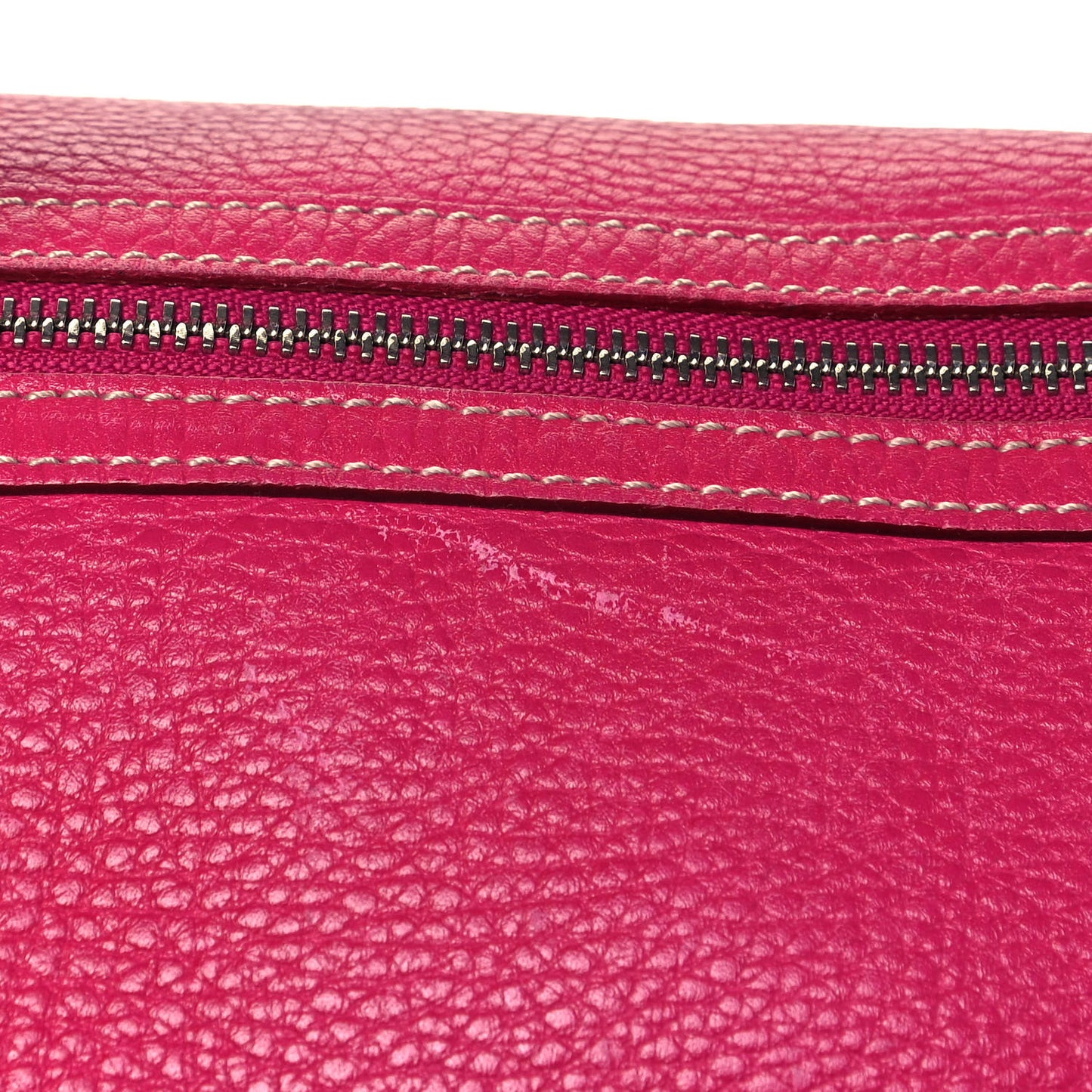Grainy Calfskin Shoulder Bag Pink