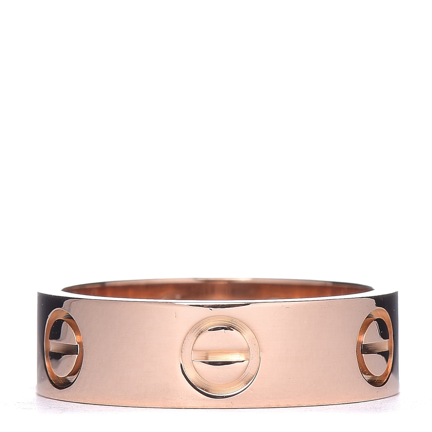 18K Pink Gold 5.5mm LOVE Ring 51 5.75
