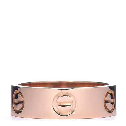 Cartier 18K Pink Gold 5.5mm LOVE Ring 51 5.75 1 of 5