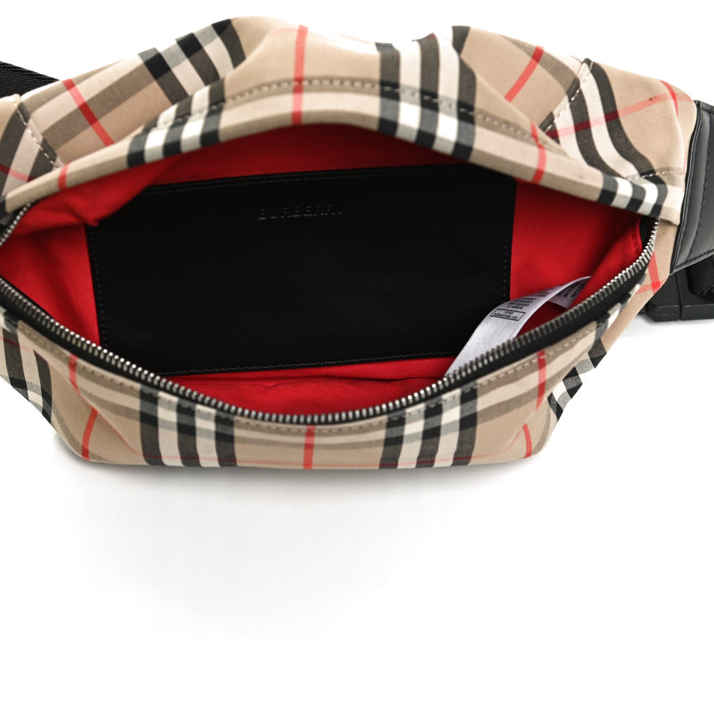 Nylon Vintage Check Sonny Bum Bag Archive Beige