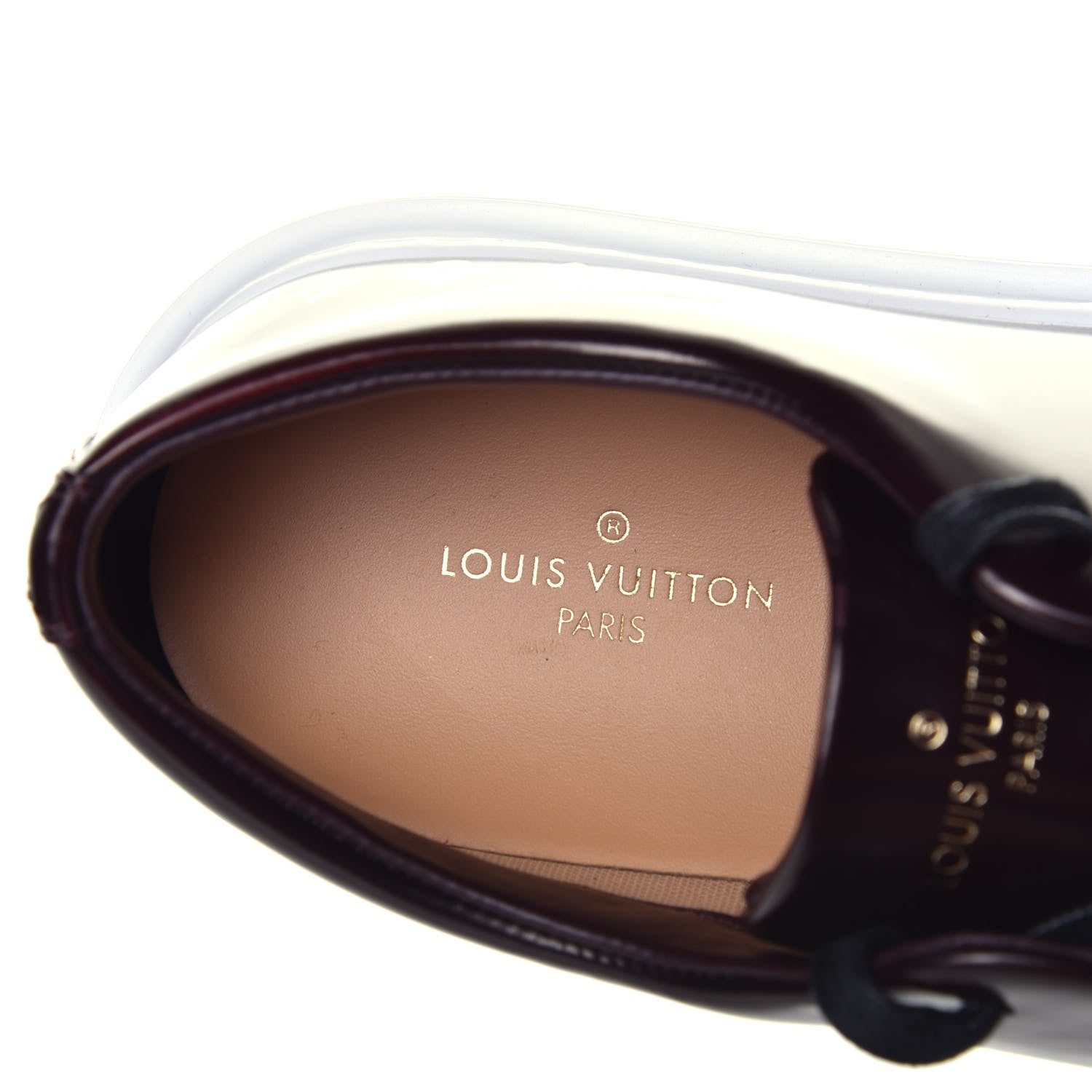 Louis Vuitton Glazed Calfskin Beverly Hills Sneakers 8 Bordeaux 6 of 8