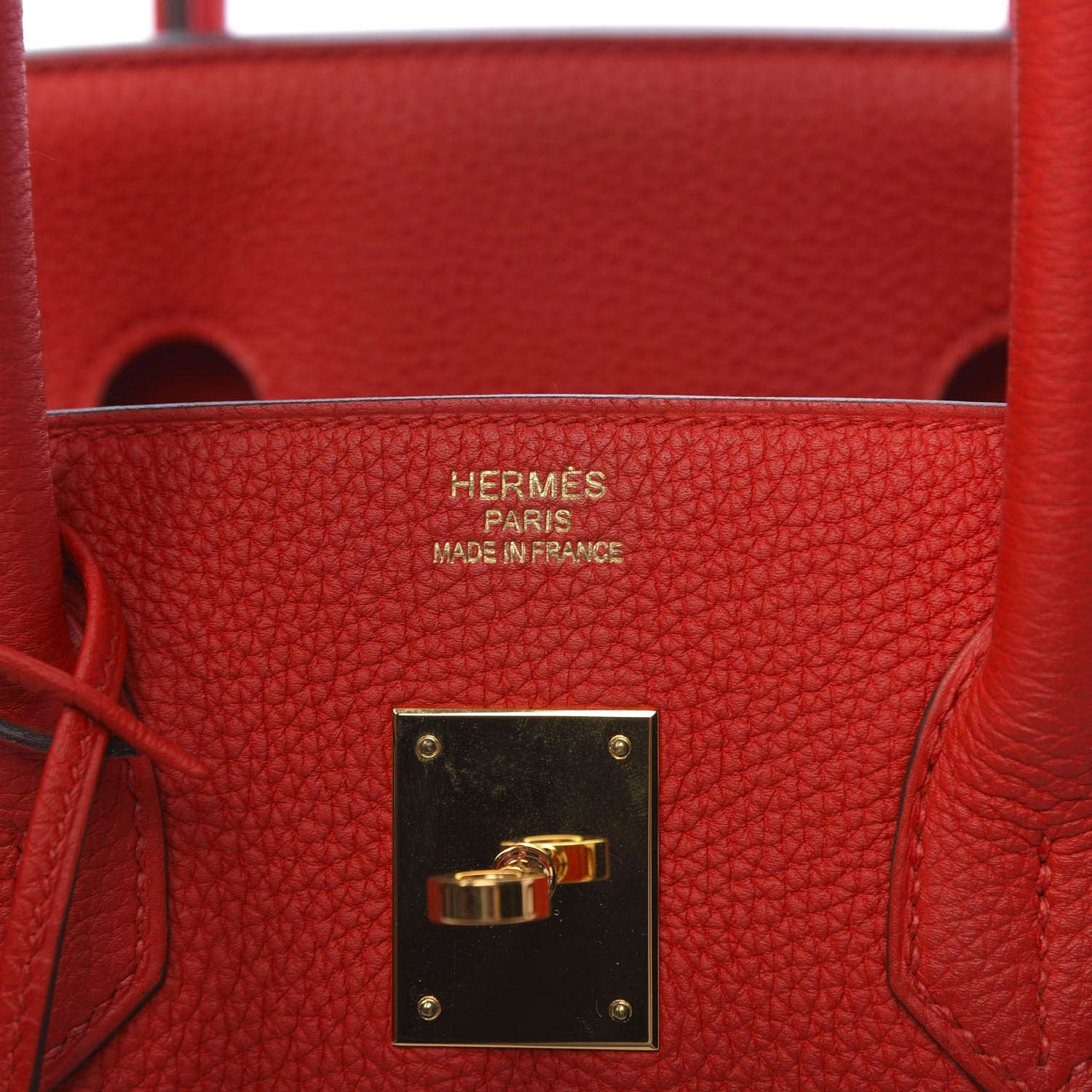 Hermes Togo Birkin 35 Rouge De Coeur 9 of 11